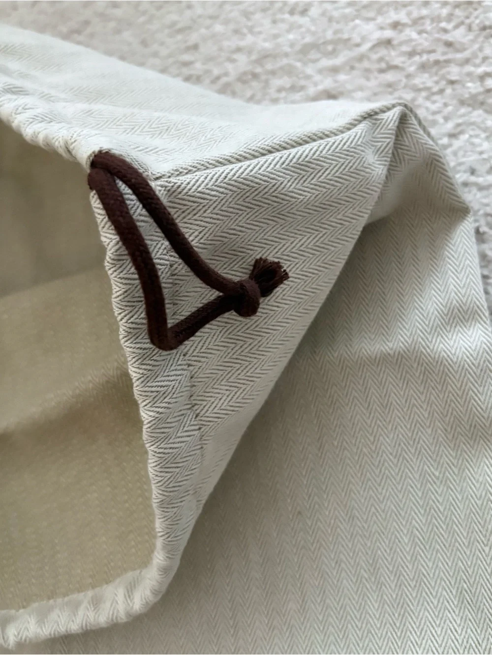 Hermès Medium Logo Drawstring Dust Bag